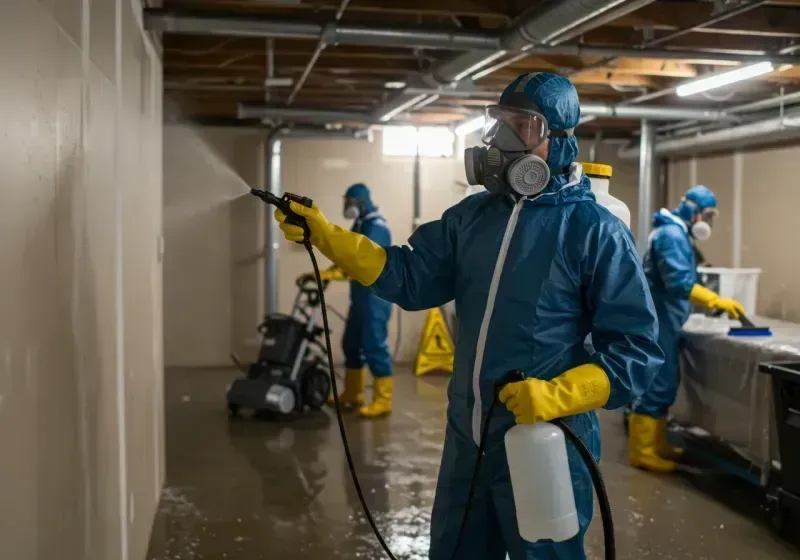 Basement Sanitization and Antimicrobial Treatment process in Slater, IA